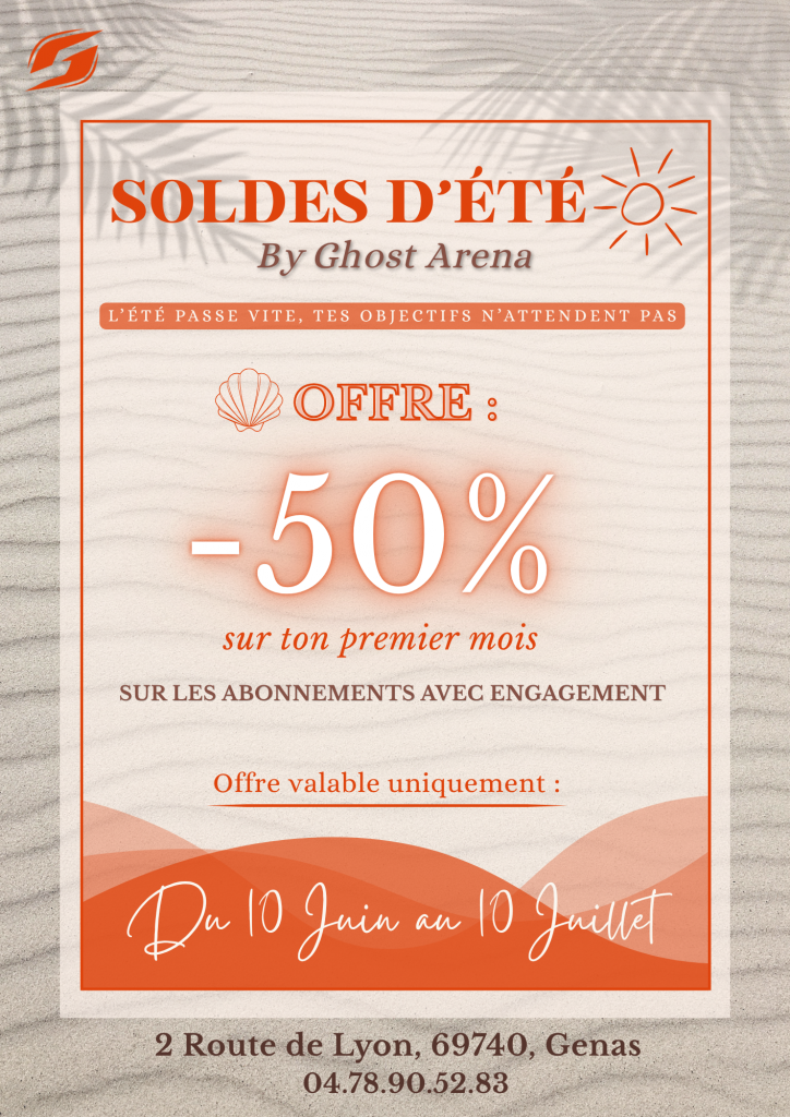 Affiche Soldes d'Été Ghost Arena